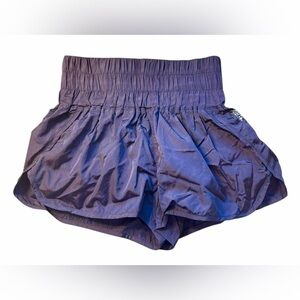 Free People Movement Shorts The Way Home Small Purple Athletic Running Yoga